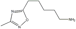 5-(3-methyl-1,2,4-oxadiazol-5-yl)pentan-1-amine Struktur