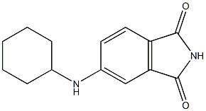 5-(cyclohexylamino)-2,3-dihydro-1H-isoindole-1,3-dione Struktur