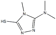 5-(dimethylamino)-4-methyl-4H-1,2,4-triazole-3-thiol Struktur