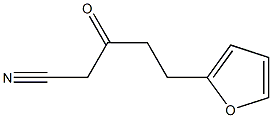 5-(furan-2-yl)-3-oxopentanenitrile Struktur