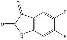 5,6-difluoro-1H-indole-2,3-dione Struktur