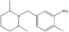 5-[(2,6-dimethylpiperidin-1-yl)methyl]-2-methylaniline Struktur