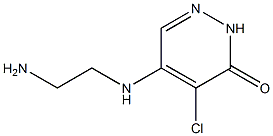 5-[(2-aminoethyl)amino]-4-chloropyridazin-3(2H)-one Struktur