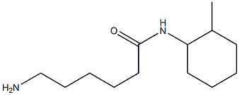 6-amino-N-(2-methylcyclohexyl)hexanamide Struktur