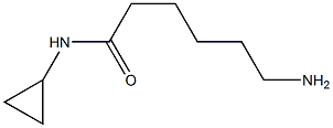 6-amino-N-cyclopropylhexanamide Struktur