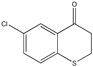 6-chloro-3,4-dihydro-2H-1-benzothiopyran-4-one Struktur