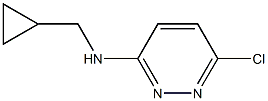 6-chloro-N-(cyclopropylmethyl)pyridazin-3-amine Struktur