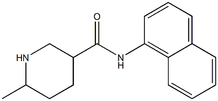 6-methyl-N-1-naphthylpiperidine-3-carboxamide Struktur