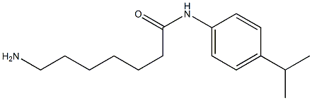 7-amino-N-(4-isopropylphenyl)heptanamide Struktur