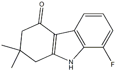 8-fluoro-2,2-dimethyl-2,3,4,9-tetrahydro-1H-carbazol-4-one Struktur