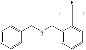 benzyl({[2-(trifluoromethyl)phenyl]methyl})amine Struktur