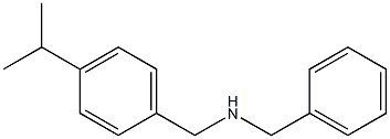 benzyl({[4-(propan-2-yl)phenyl]methyl})amine Struktur