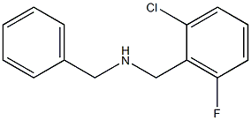 benzyl[(2-chloro-6-fluorophenyl)methyl]amine Struktur