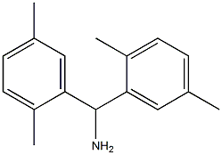 bis(2,5-dimethylphenyl)methanamine Struktur