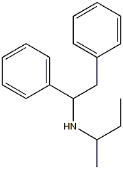 butan-2-yl(1,2-diphenylethyl)amine Struktur