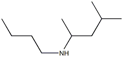 butyl(4-methylpentan-2-yl)amine Struktur