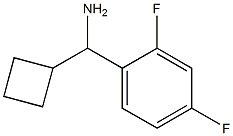 cyclobutyl(2,4-difluorophenyl)methanamine Struktur