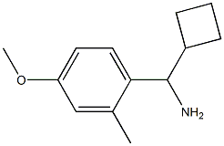 cyclobutyl(4-methoxy-2-methylphenyl)methanamine Struktur