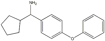 cyclopentyl(4-phenoxyphenyl)methanamine Struktur