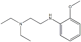 diethyl({2-[(2-methoxyphenyl)amino]ethyl})amine Struktur