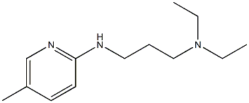 diethyl({3-[(5-methylpyridin-2-yl)amino]propyl})amine Struktur