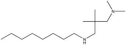 dimethyl({2-methyl-2-[(octylamino)methyl]propyl})amine Struktur