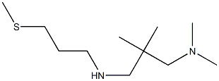 dimethyl[2-methyl-2-({[3-(methylsulfanyl)propyl]amino}methyl)propyl]amine Struktur