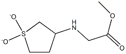 methyl [(1,1-dioxidotetrahydrothien-3-yl)amino]acetate Struktur