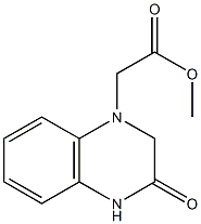 methyl 2-(3-oxo-1,2,3,4-tetrahydroquinoxalin-1-yl)acetate Struktur