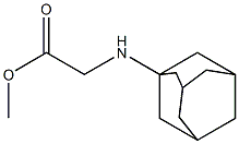 methyl 2-(adamantan-1-ylamino)acetate Struktur