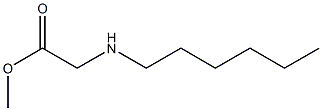 methyl 2-(hexylamino)acetate Struktur