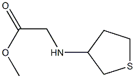 methyl 2-(thiolan-3-ylamino)acetate Struktur