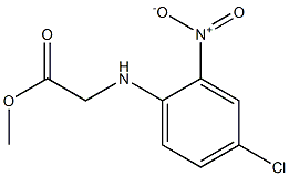 methyl 2-[(4-chloro-2-nitrophenyl)amino]acetate Struktur