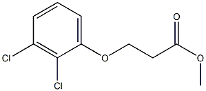 methyl 3-(2,3-dichlorophenoxy)propanoate Struktur