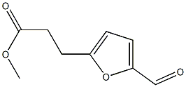 methyl 3-(5-formylfuran-2-yl)propanoate Struktur