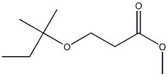 methyl 3-[(2-methylbutan-2-yl)oxy]propanoate Struktur