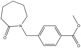 methyl 4-[(2-oxoazepan-1-yl)methyl]benzoate Struktur