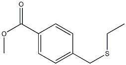 methyl 4-[(ethylsulfanyl)methyl]benzoate Struktur