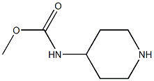 methyl N-(piperidin-4-yl)carbamate Struktur