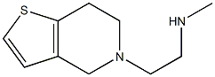 methyl(2-{4H,5H,6H,7H-thieno[3,2-c]pyridin-5-yl}ethyl)amine Struktur