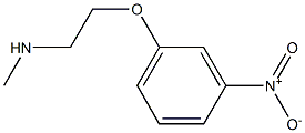 methyl[2-(3-nitrophenoxy)ethyl]amine Struktur