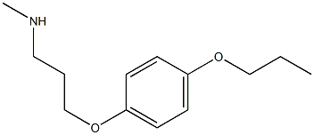 methyl[3-(4-propoxyphenoxy)propyl]amine Struktur