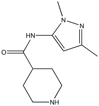 N-(1,3-dimethyl-1H-pyrazol-5-yl)piperidine-4-carboxamide Struktur