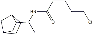 N-(1-{bicyclo[2.2.1]heptan-2-yl}ethyl)-5-chloropentanamide Struktur