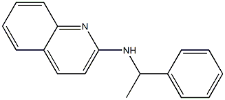 N-(1-phenylethyl)quinolin-2-amine Struktur