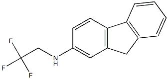 N-(2,2,2-trifluoroethyl)-9H-fluoren-2-amine Struktur