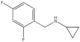 N-(2,4-difluorobenzyl)cyclopropanamine Struktur