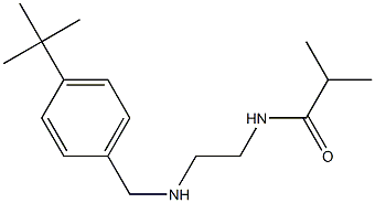 N-(2-{[(4-tert-butylphenyl)methyl]amino}ethyl)-2-methylpropanamide Struktur