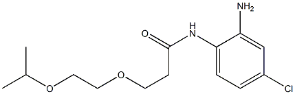 N-(2-amino-4-chlorophenyl)-3-[2-(propan-2-yloxy)ethoxy]propanamide Struktur