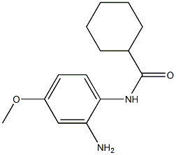 N-(2-amino-4-methoxyphenyl)cyclohexanecarboxamide Struktur